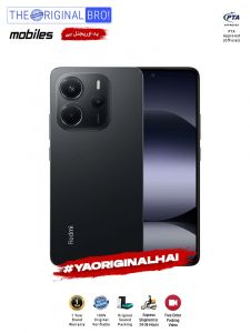Redmi Note 14 - 8GB RAM - 128GB Storage - PTA Approved - 12 Months Warranty - Black - The Original Bro Mobiles - TOB37